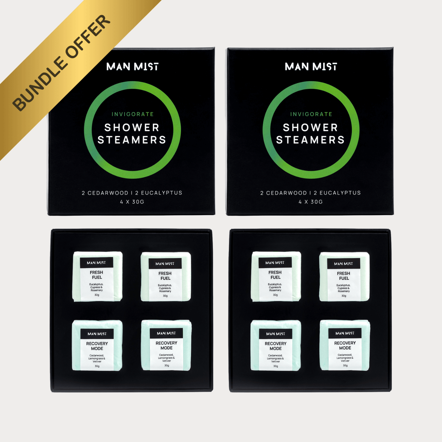 Men's Essential Oil Shower Steamers 8 Set